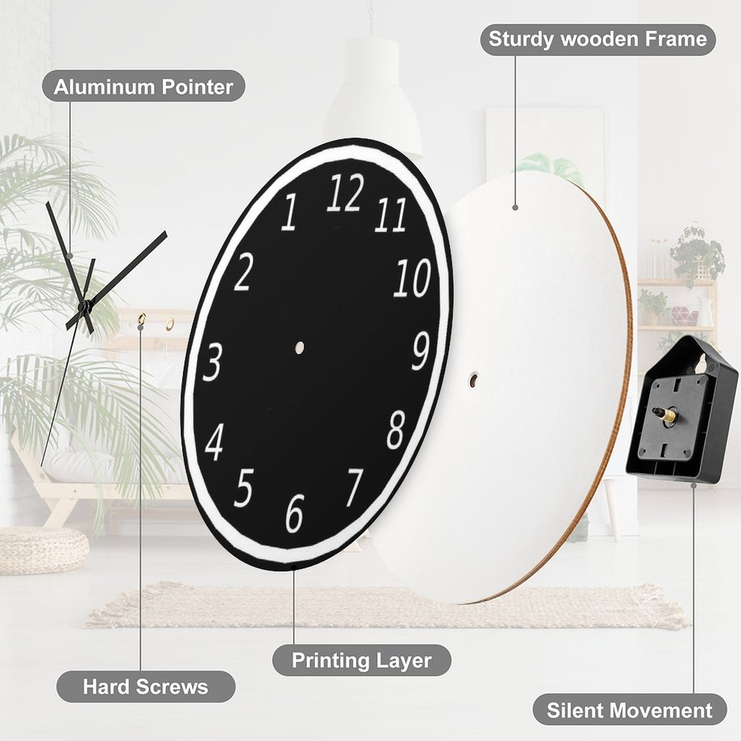 Backward Clock Wall Clock
