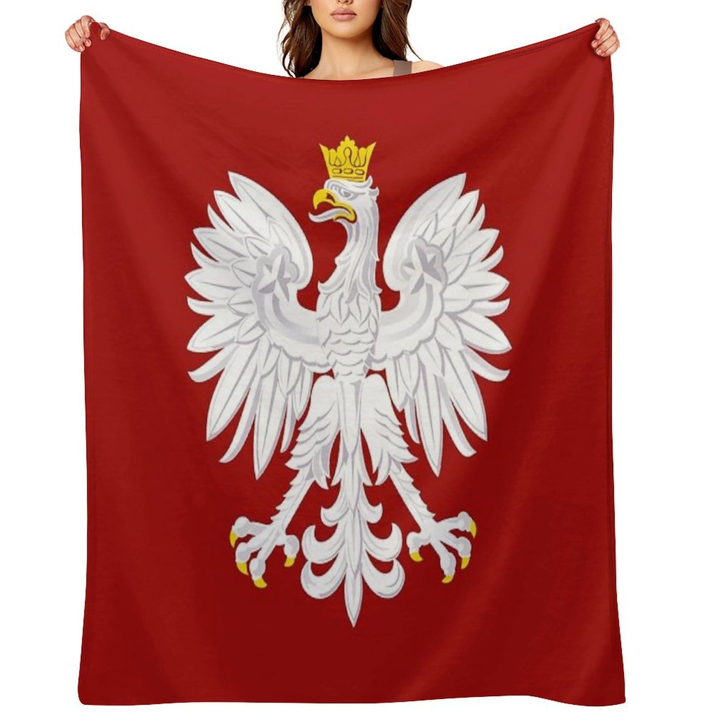 Polish Eagle Throw Blanket