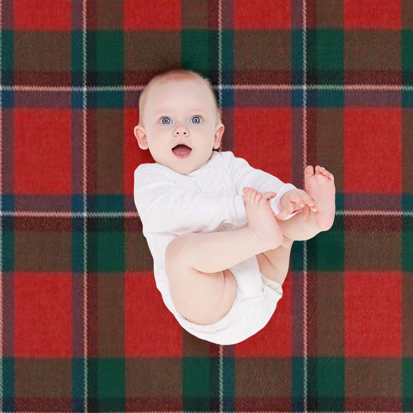 Sinclair Scottish Tartan Throw Blanket