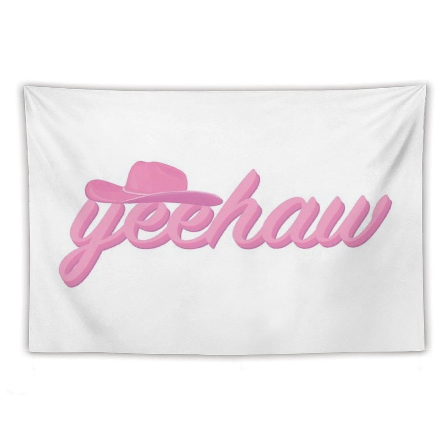Yeehaw Cowgirl Hat Tapestry
