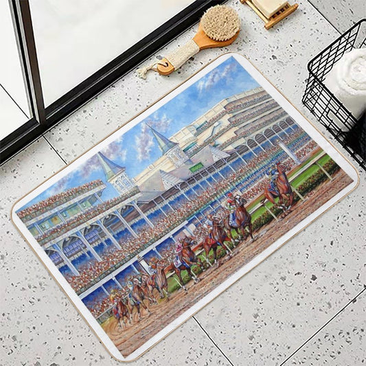 The Kentucky Derby - Leading The Field Bath Mat