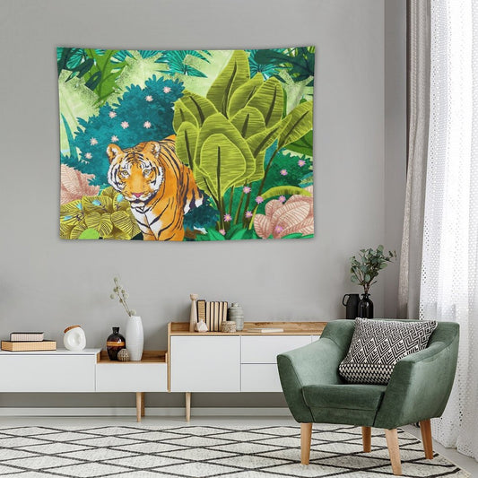Jungle Tiger Tapestry