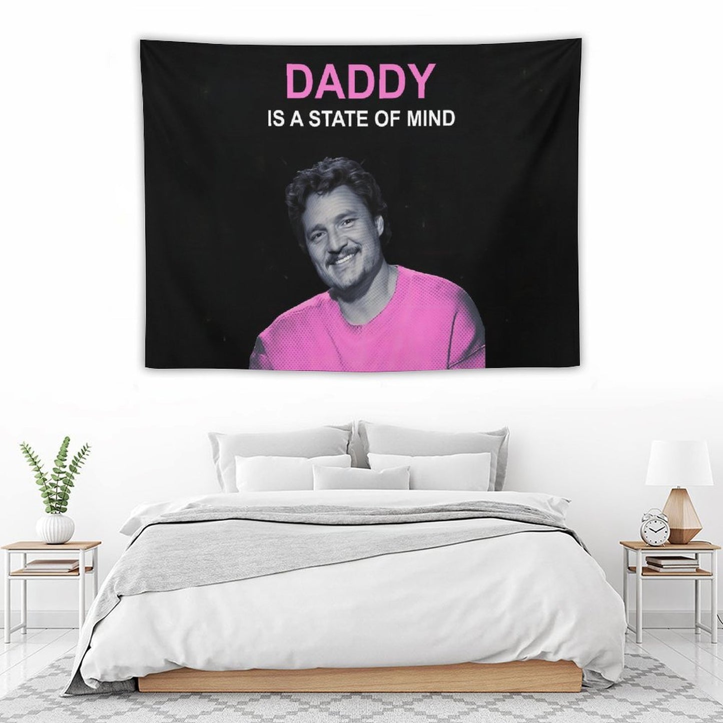 Pedro Pascal Daddy Is A State of Mind Tapestry