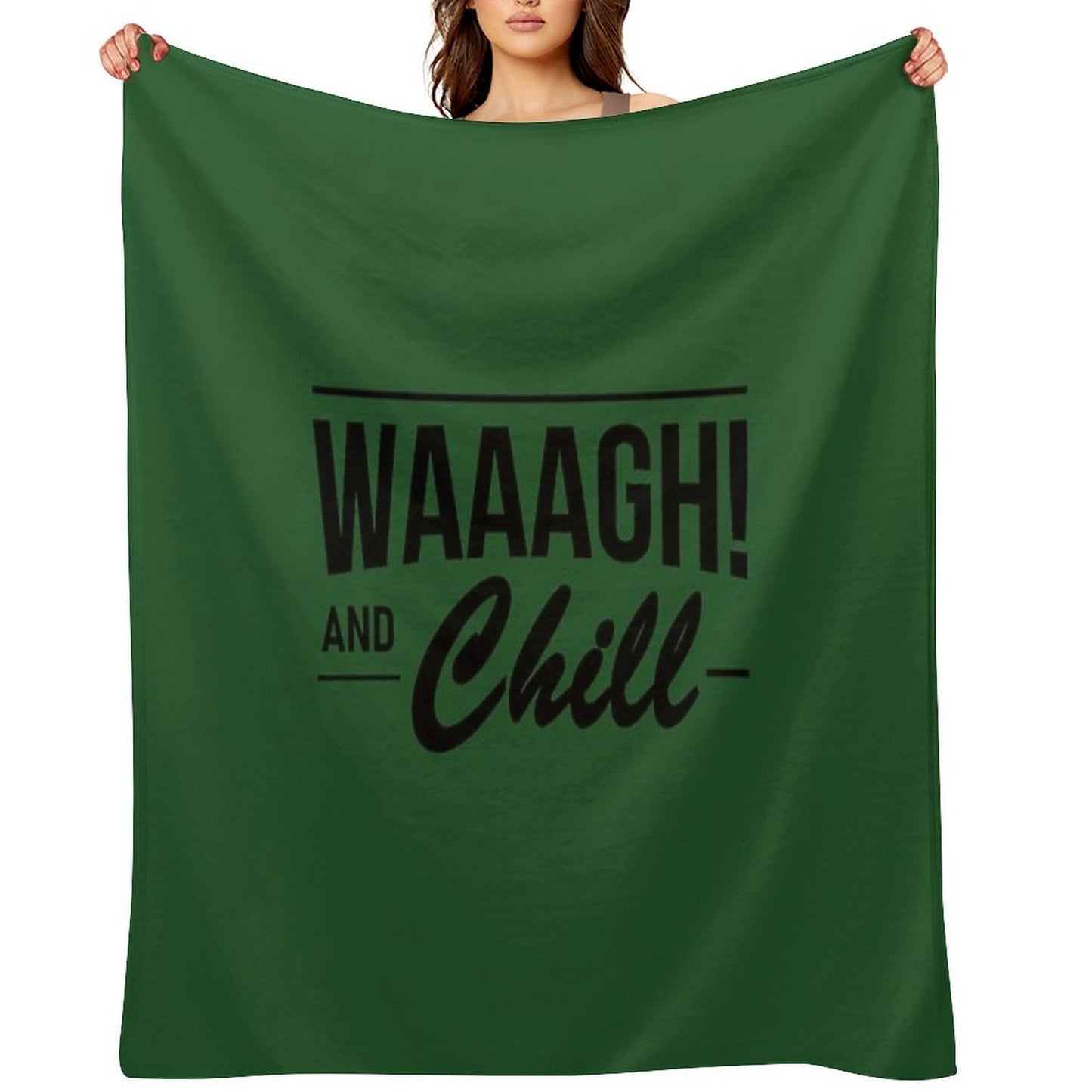 WAAAGH! (and Chill) Throw Blanket