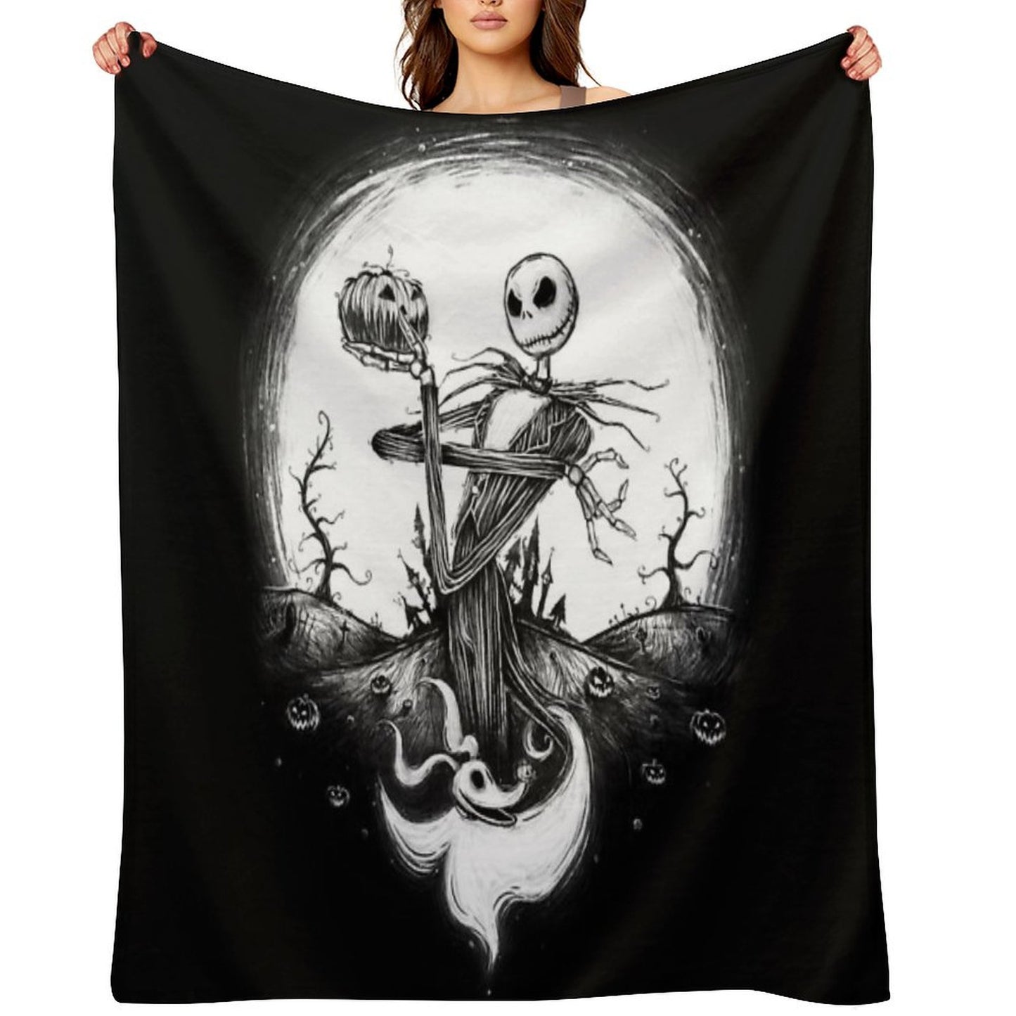 Halloween Tale Throw Blanket