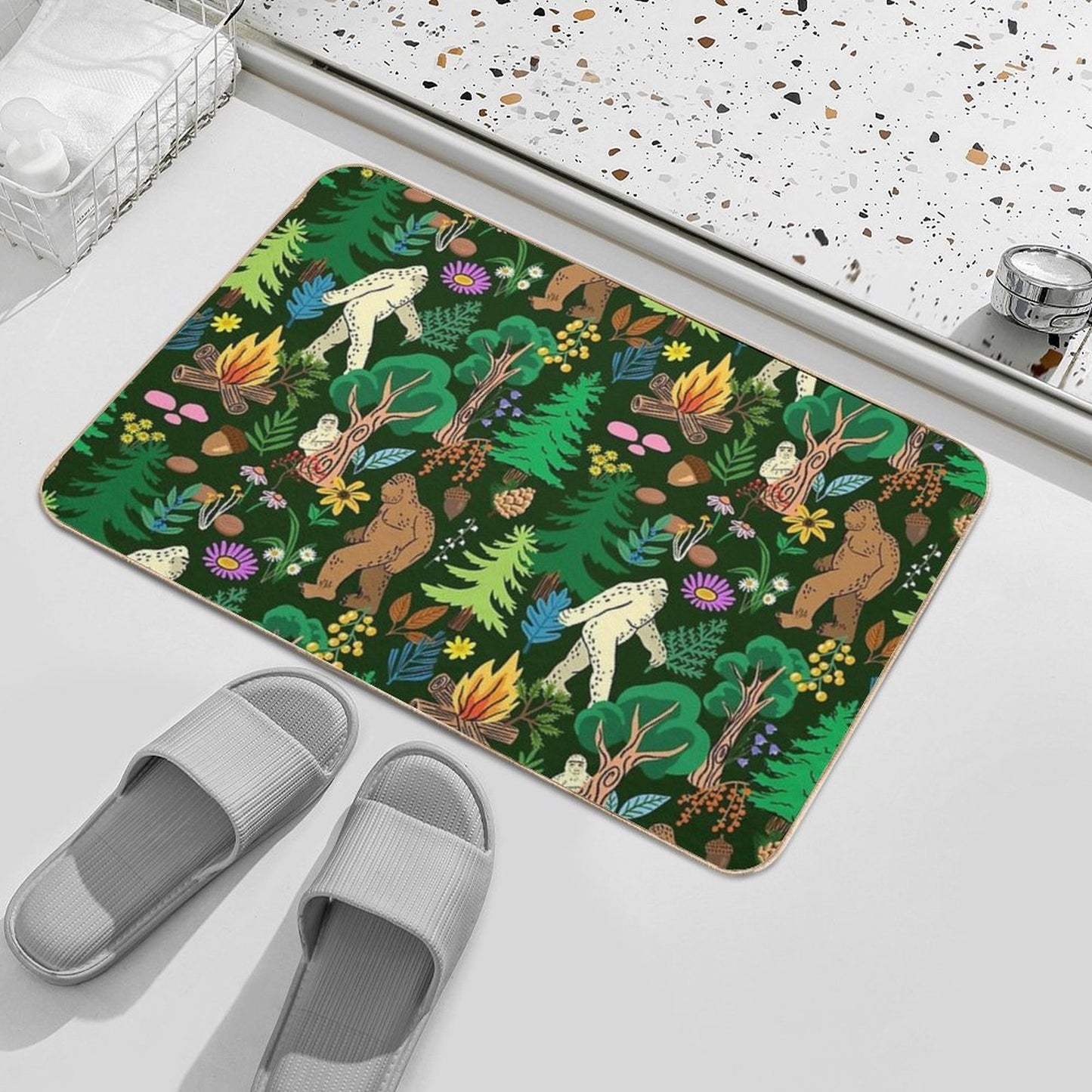 The Forest Dwellers Durable Bath Mat