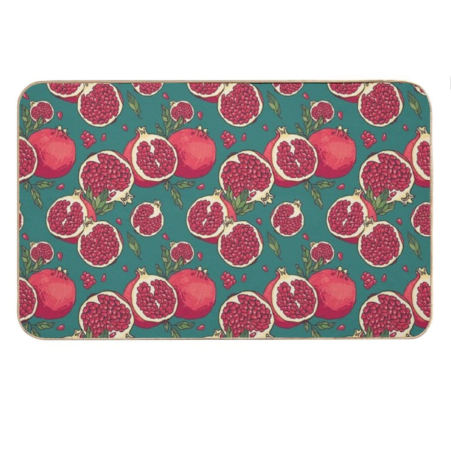 Juicy Pomegranate Fruits Bath Mat