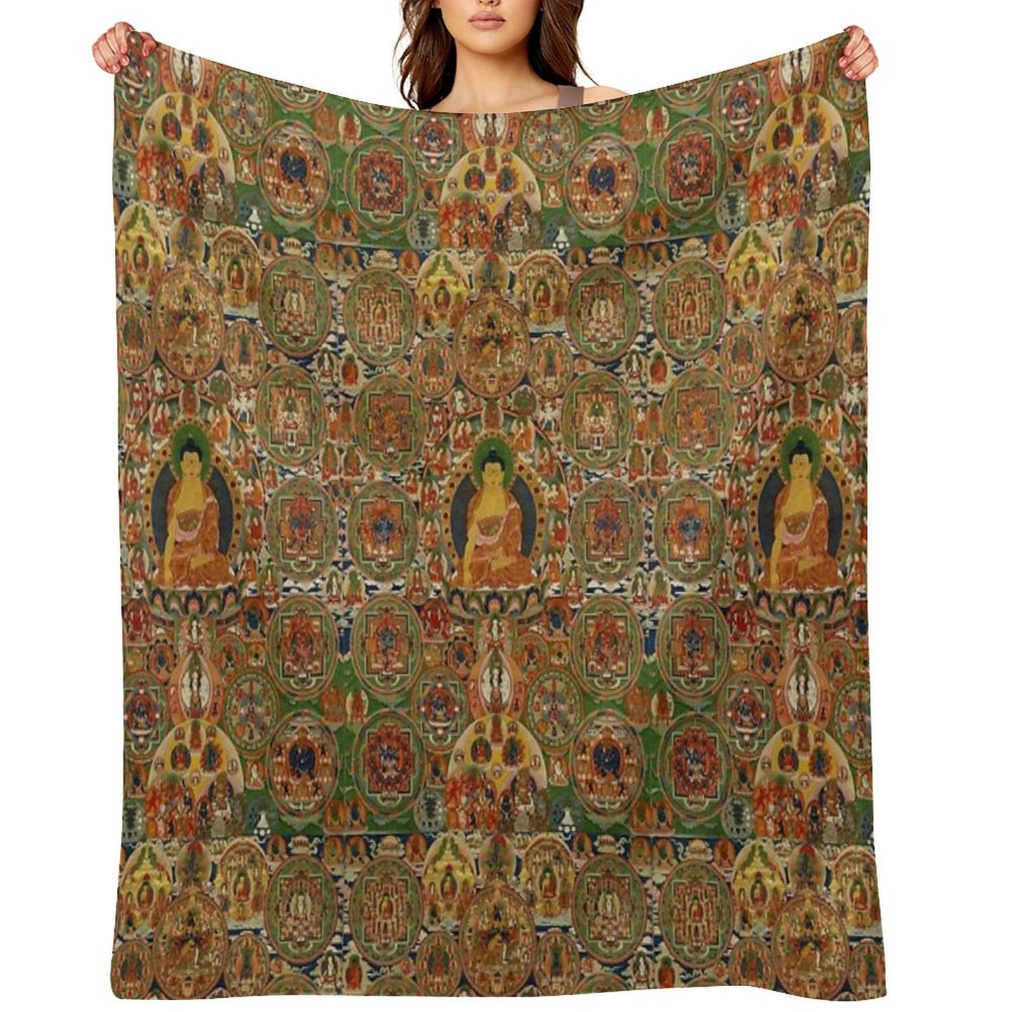 Buddha Throw Blanket