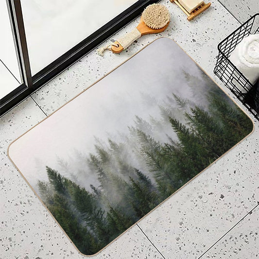 Misty Forest Bath Mat