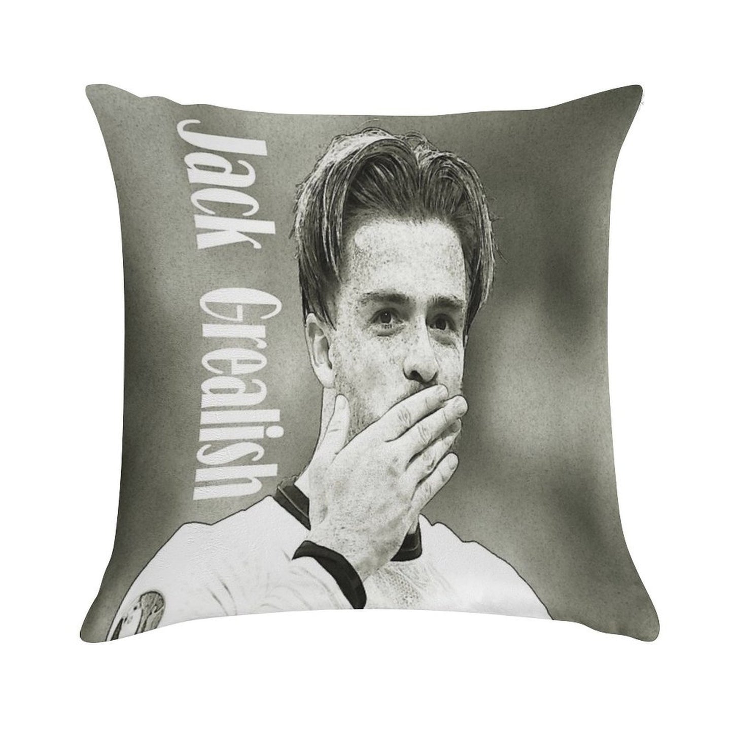 Jack Grealish Soft Durable Construction Throw Pillow