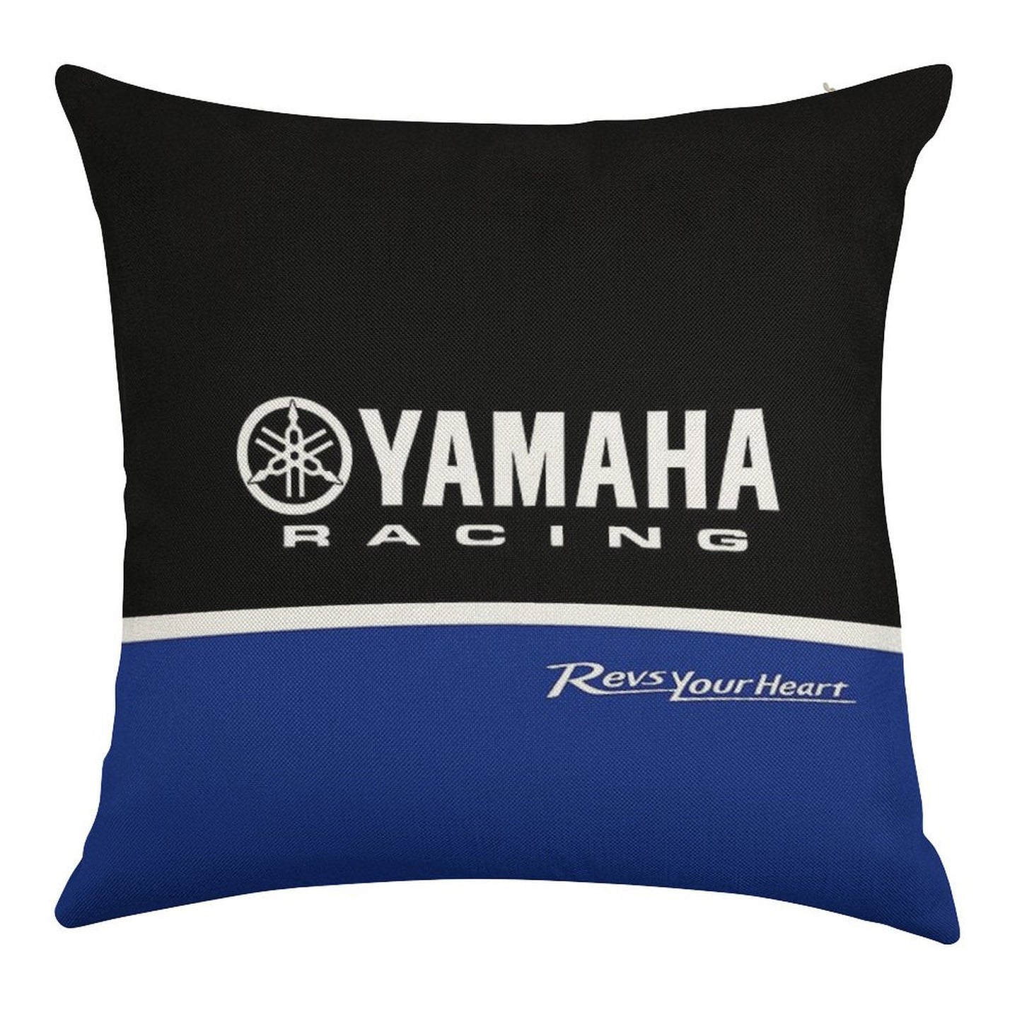 YAMAHA Race Linen Throw Pillow Cover