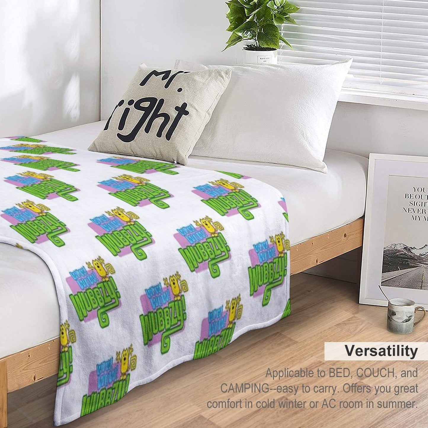 Wow Wow Wubbzy Throw Blanket