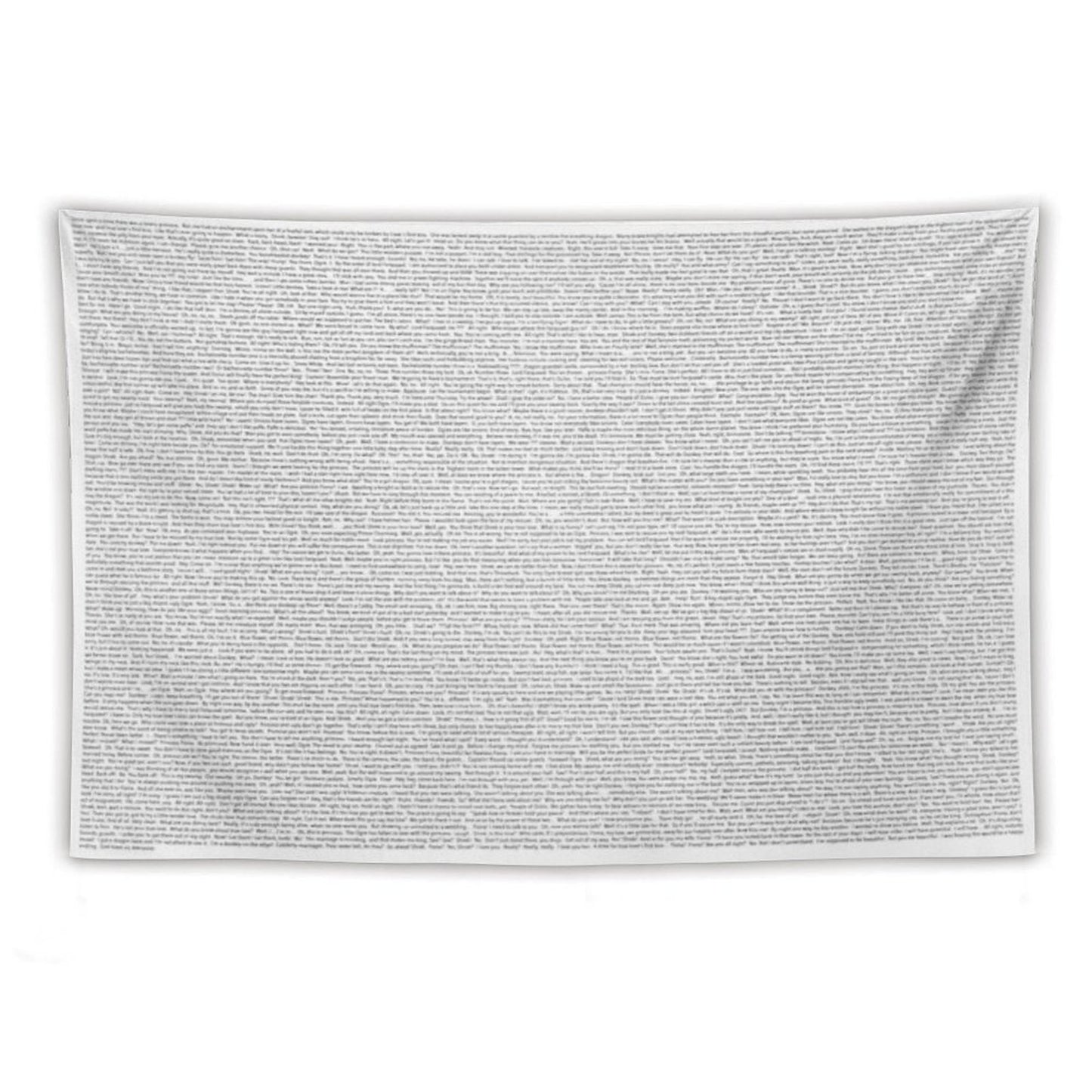Entire Shrek Script Tapestry