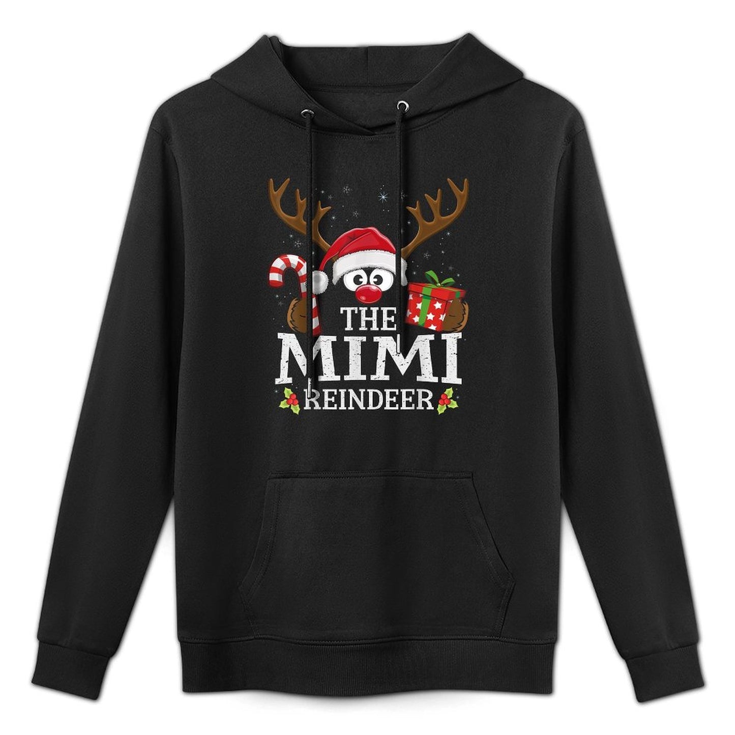 Christmas Matching The Mimi Reindeer Family Easy Care Hoodie