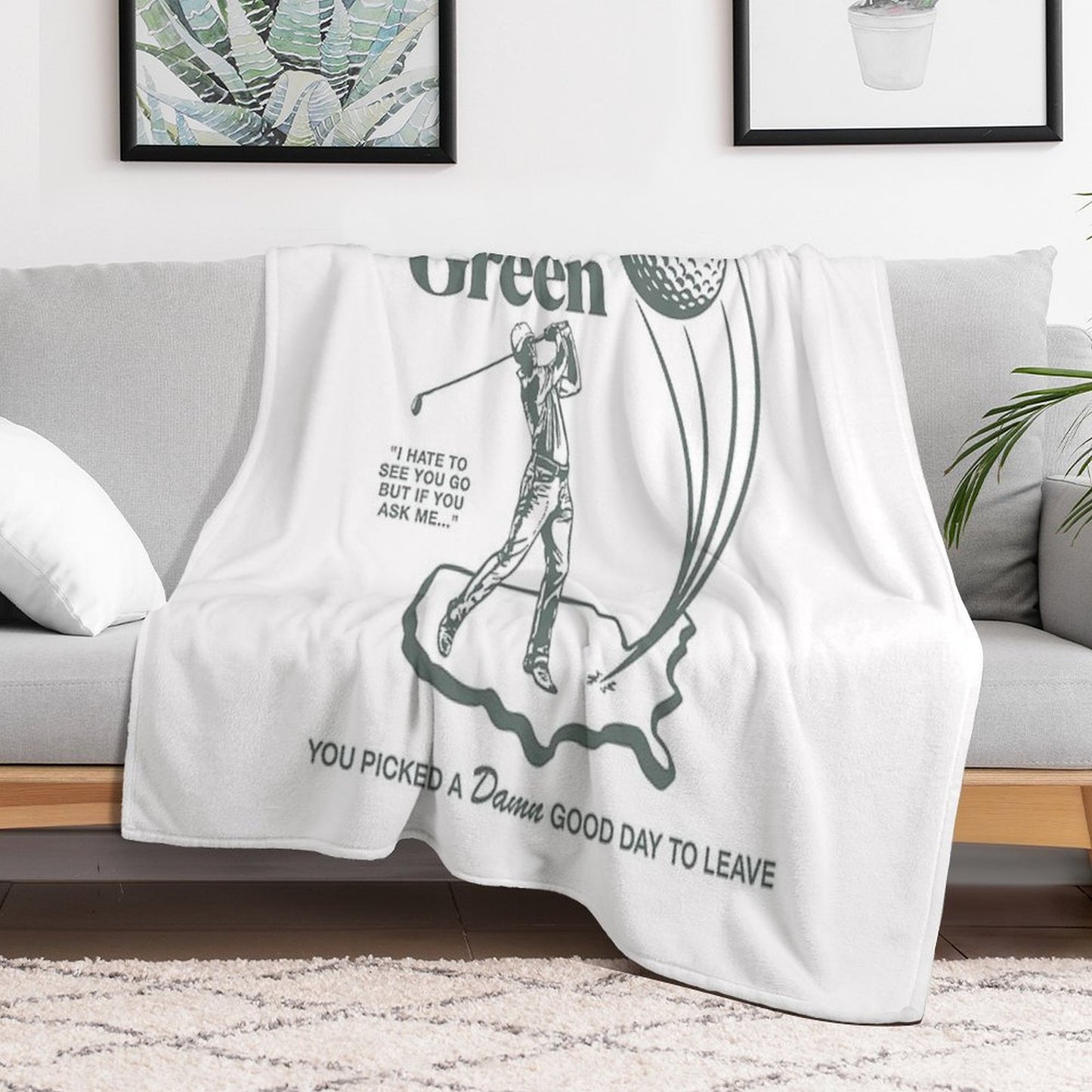 Riley Green Merch Throw Blanket