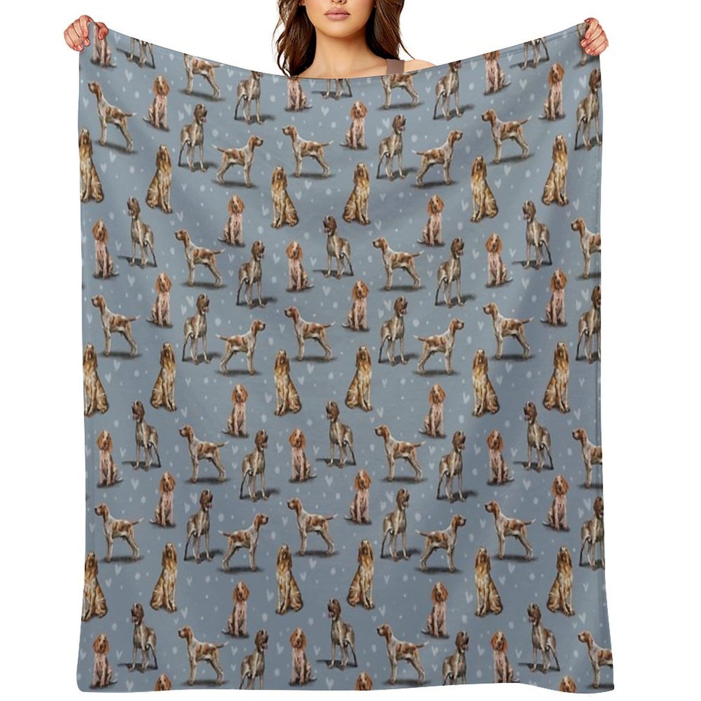 The Bracco Italiano Throw Blanket