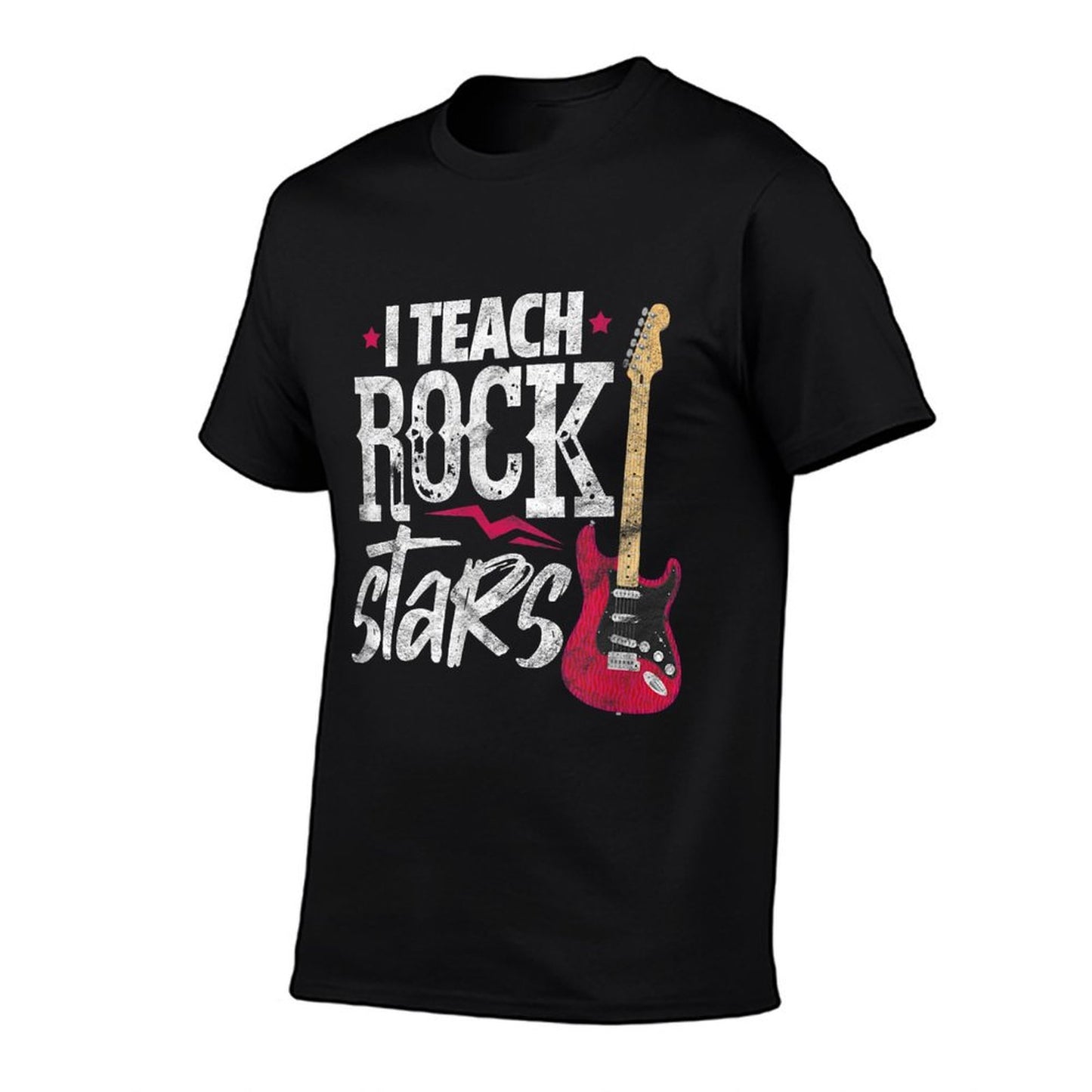 I Teach Rock Stars Funny Music Teacher Guitar Player T-Shirt