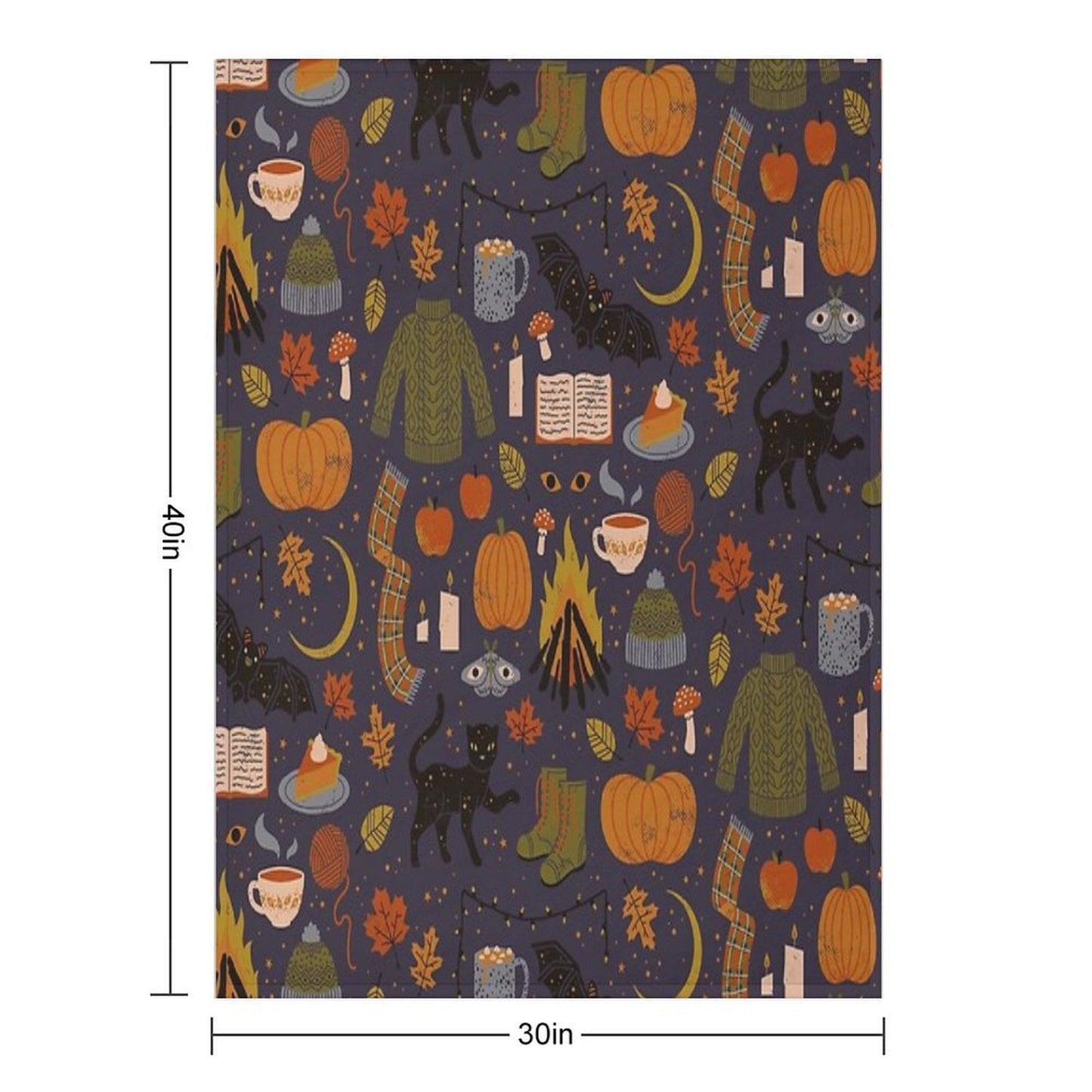 Autumn Nights Throw Blanket