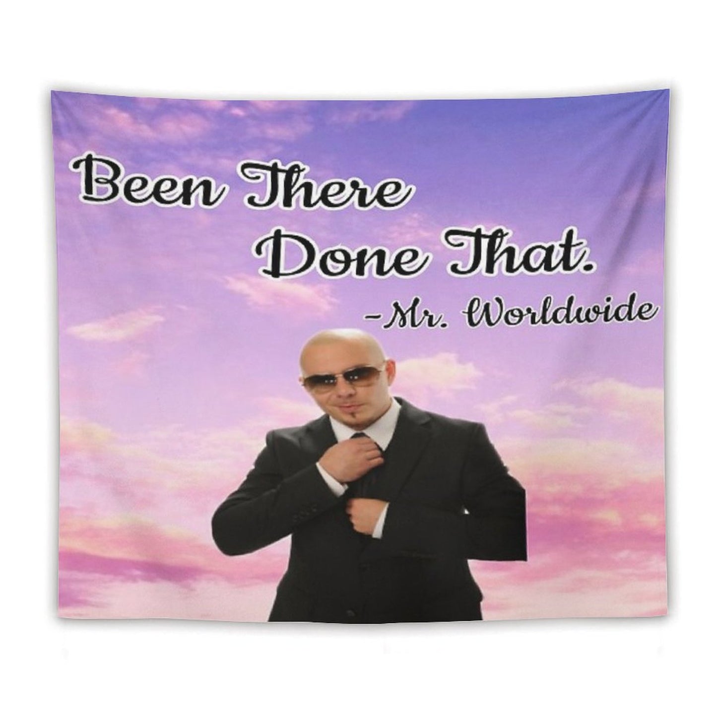 Mr Worldwide Tapestry for Maddie Tapestry
