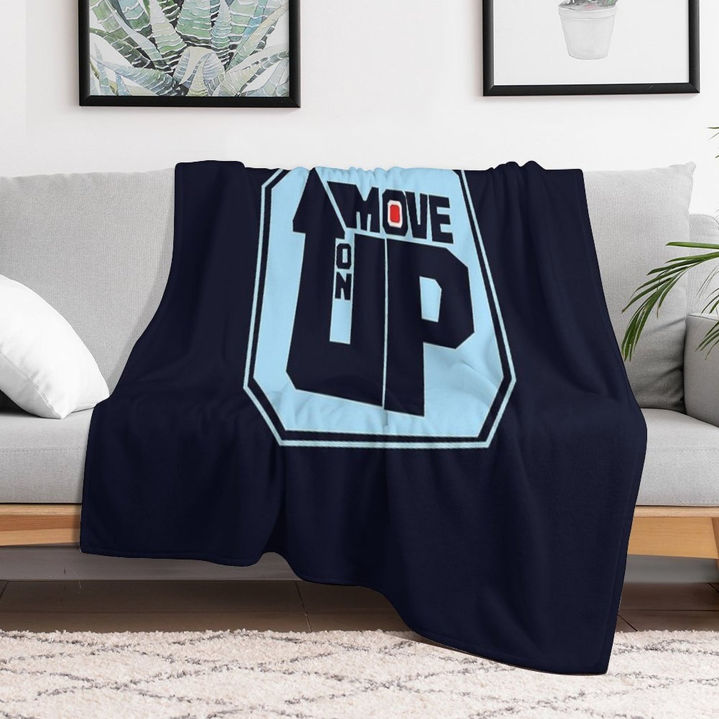 Move On Up Throw Blanket