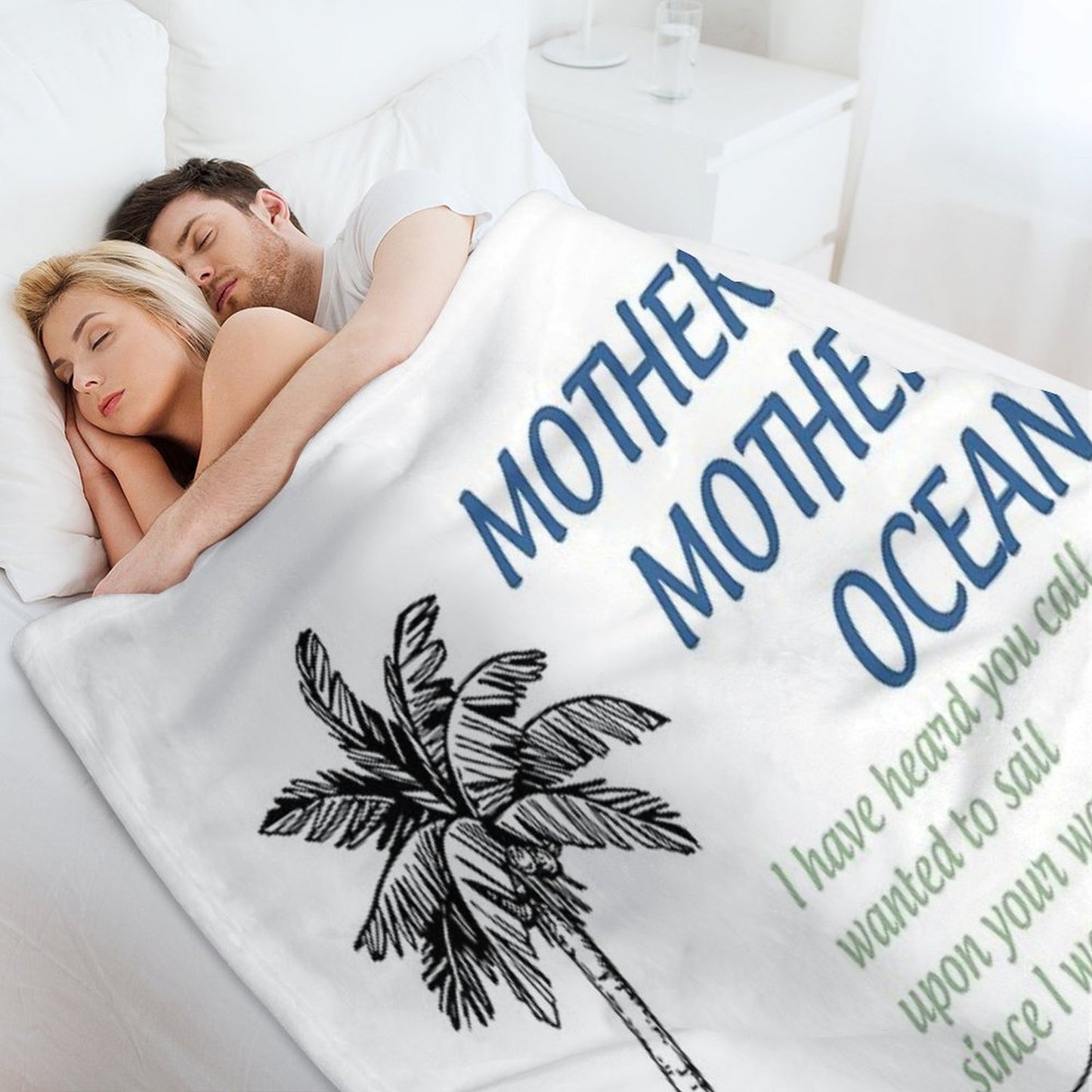 Mother, Mother Ocean Throw Blanket