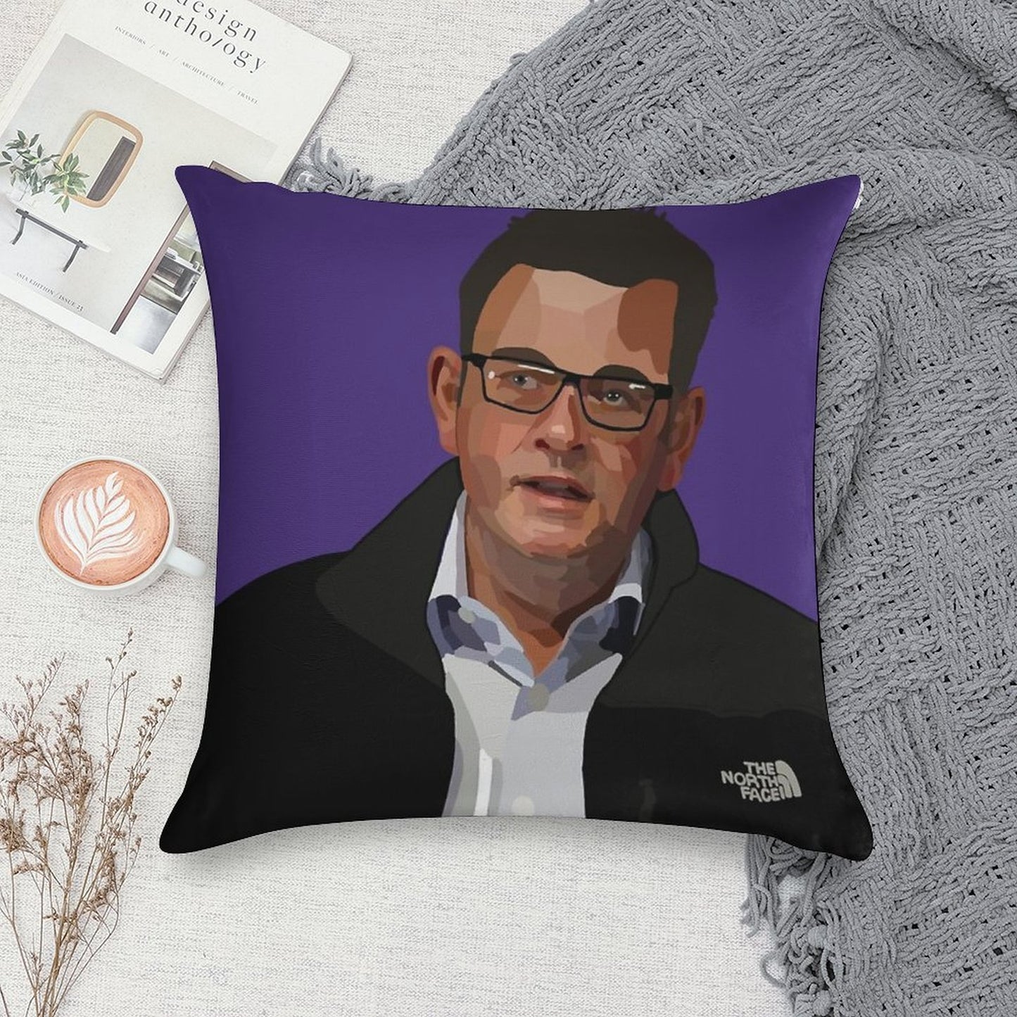 Dan Andrews – North Face Soft Easy Maintenance Throw Pillow