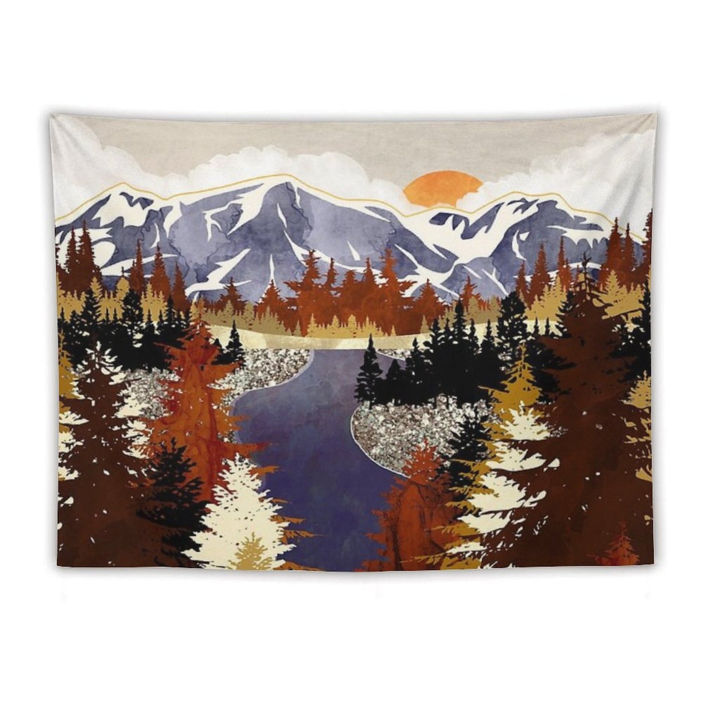 Autumn River Tapestry