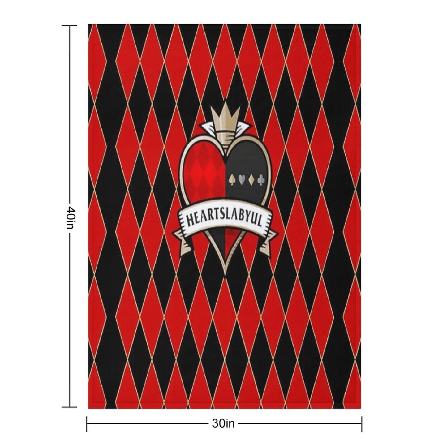 Heartslabyul Throw Blanket