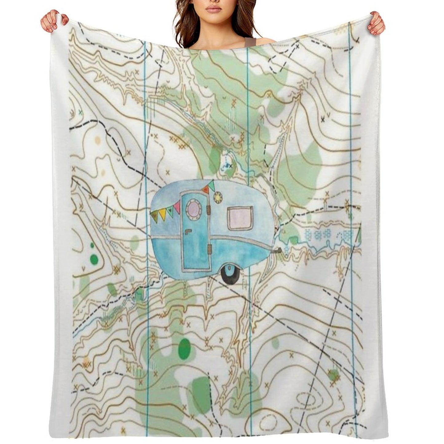 Camper Throw Blanket