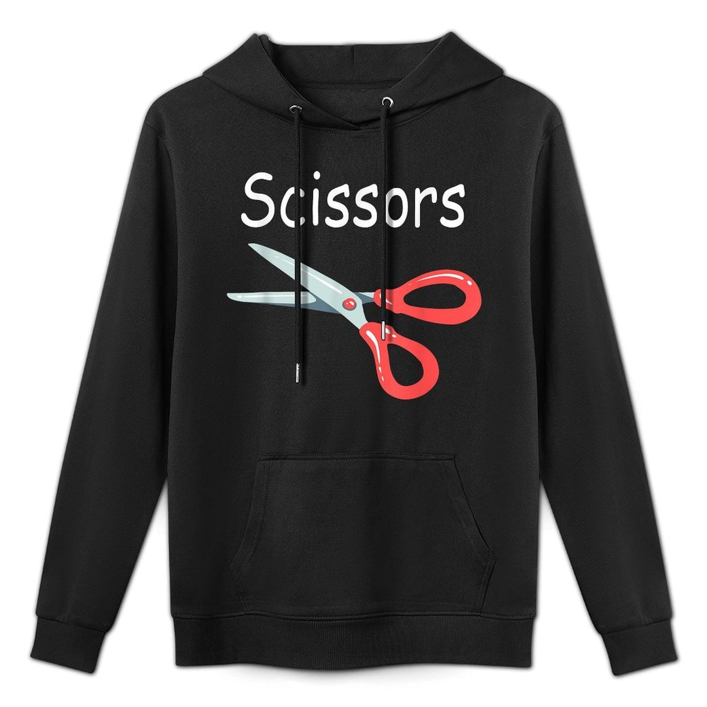 Rock Paper Scissors Matching Halloween Costumes Colorfast Hoodie