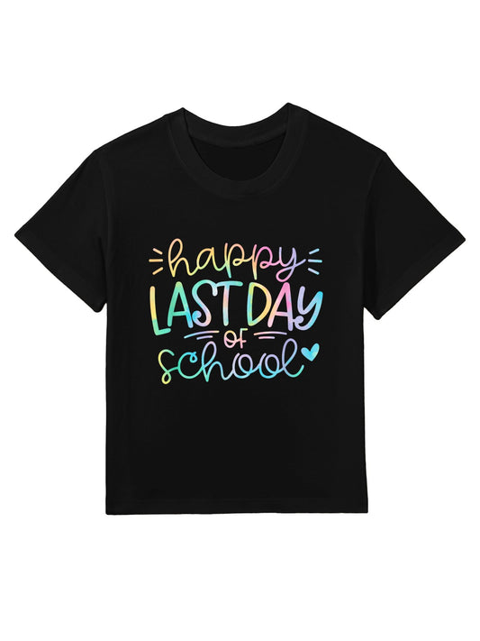 Last Day of School Tie Dye School Graduation Gifts Kids T-Shirt