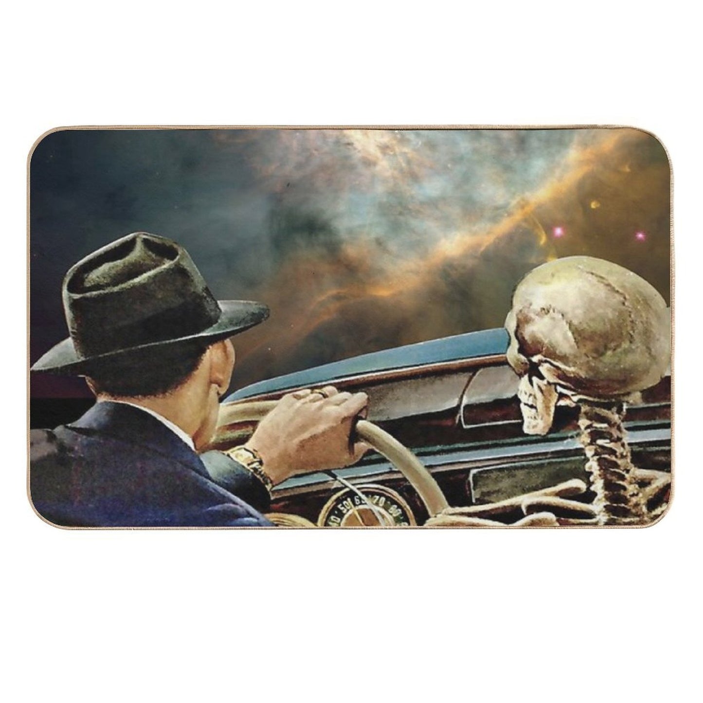 Deep Space Ride Long-Lasting Bath Mat