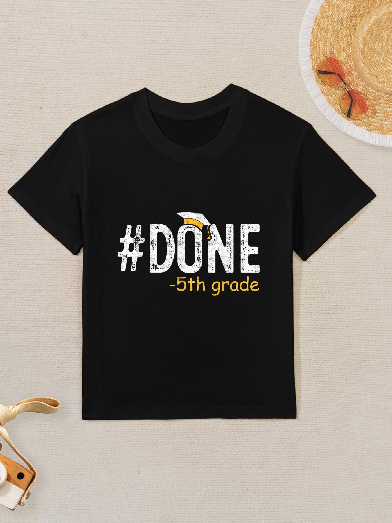 Done 5th Grade Graduation Gifts Fifth Grade 5th Graders Kids T-Shirt