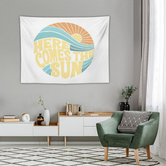 Groovy Here Comes The Sun Tapestry