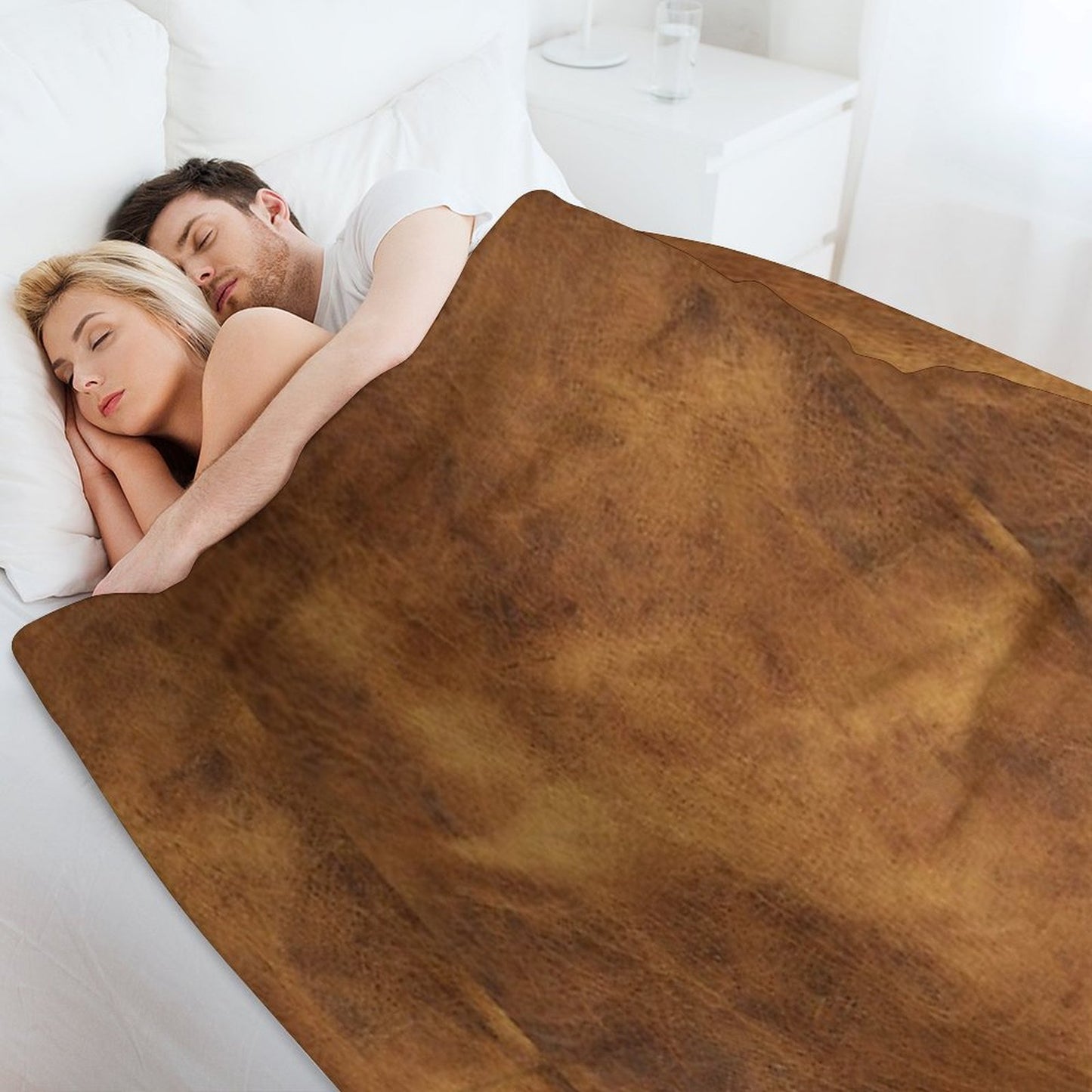 Leather Throw Blanket