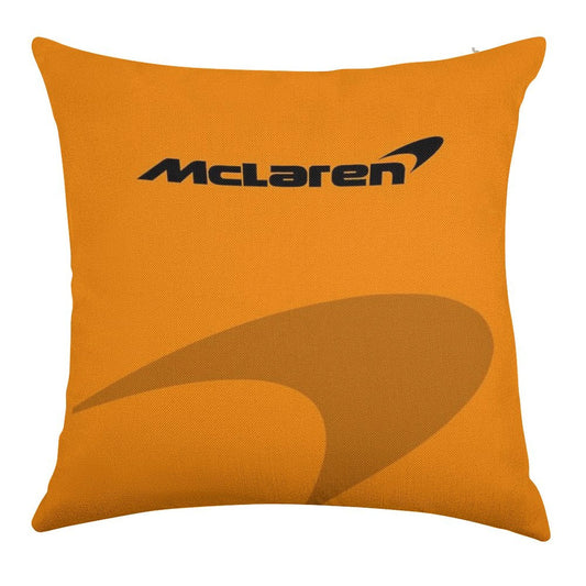 Minimalistic Mclaren Formula 1 Team Inspired Iphone Cover And Samsung Mobile Case Best Gift for F1 Fans Linen Throw Pillow Cover