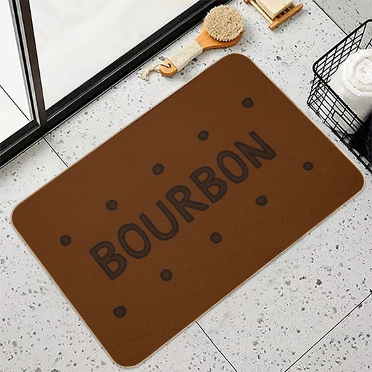 Chocolate Bourbon Biscuit Bath Mat