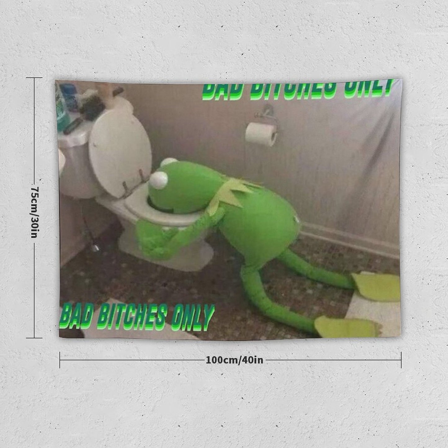 Bad B Kermit Tapestry