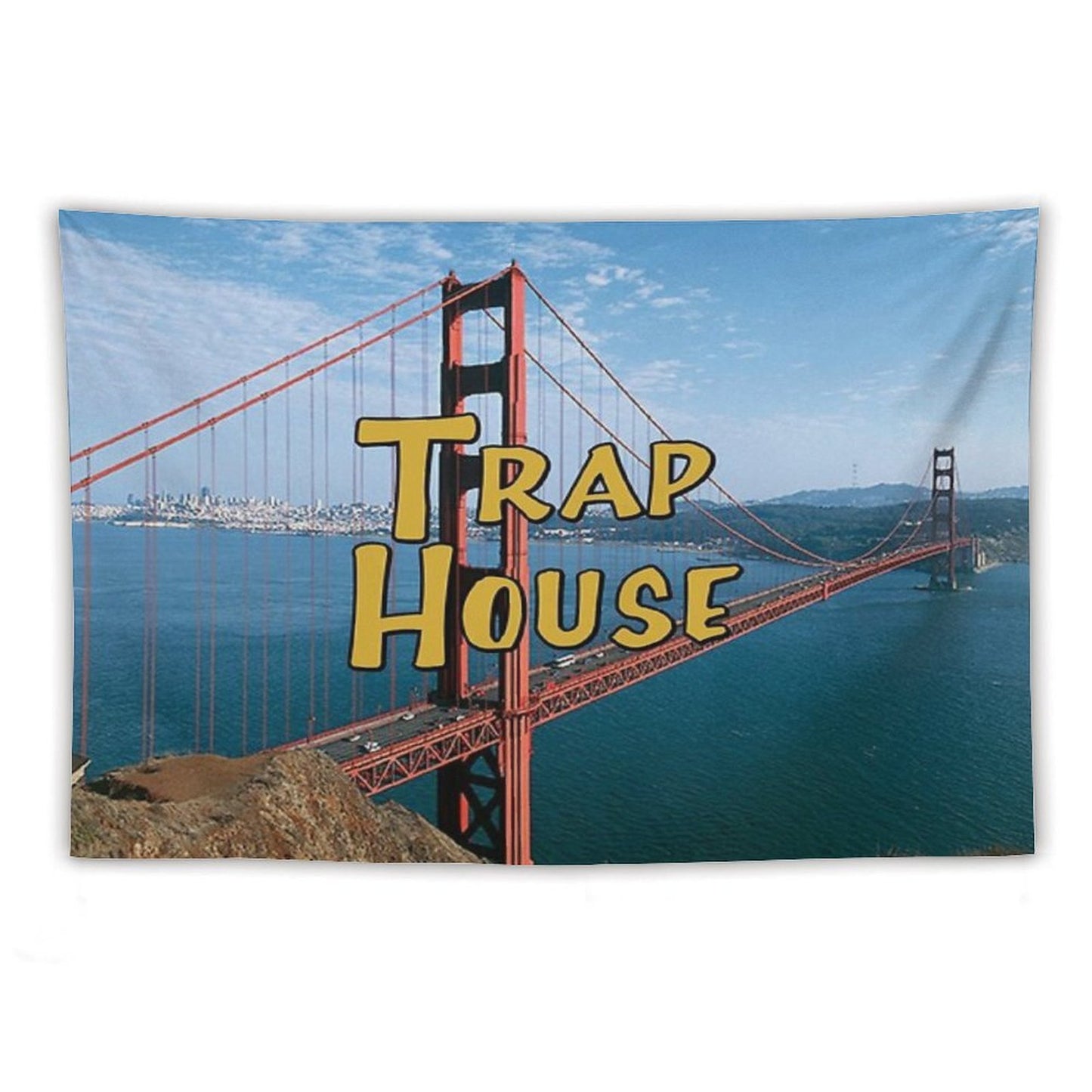 Full House Trap House Tapestry