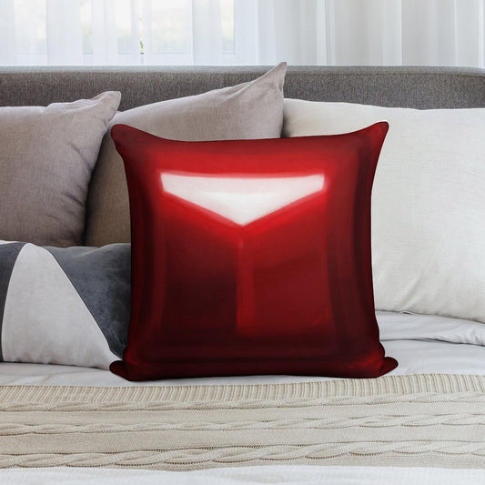 Beat Saber Red Block Throw Pillow Cover Soft Durable Construction Throw Pillow