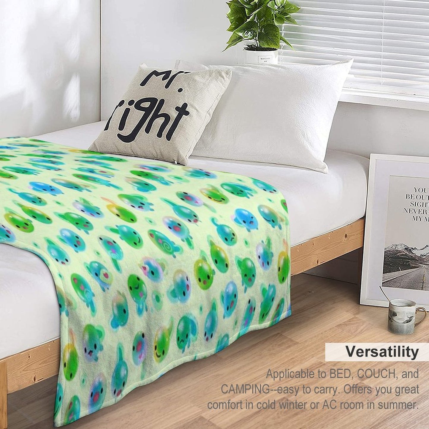 Candy Tadpole Throw Blanket