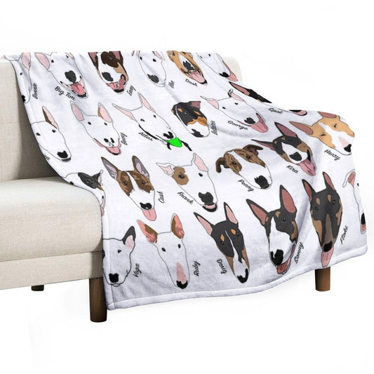 Glasgow Bull Terrier Club Throw Blanket