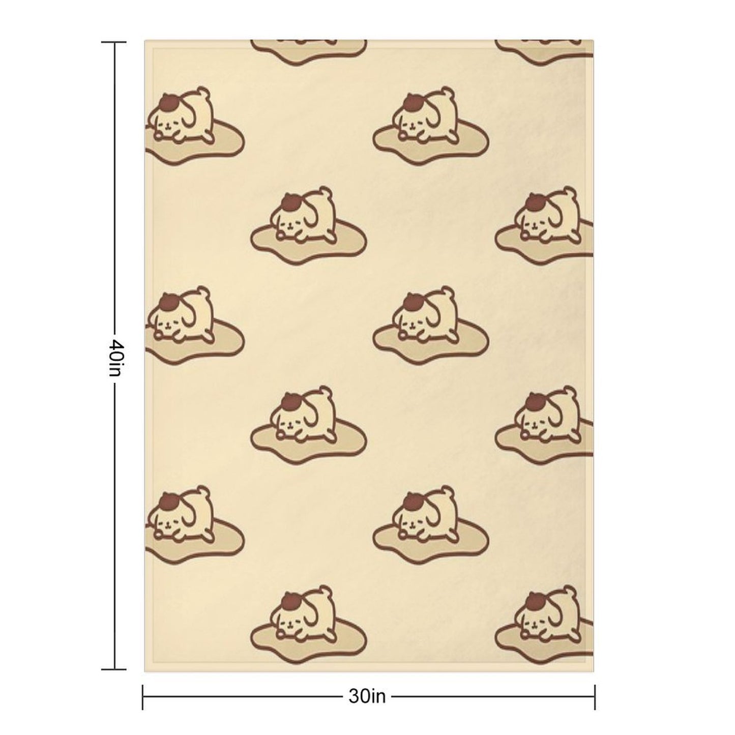 Pompompurin’s Lazy Day Throw Blanket
