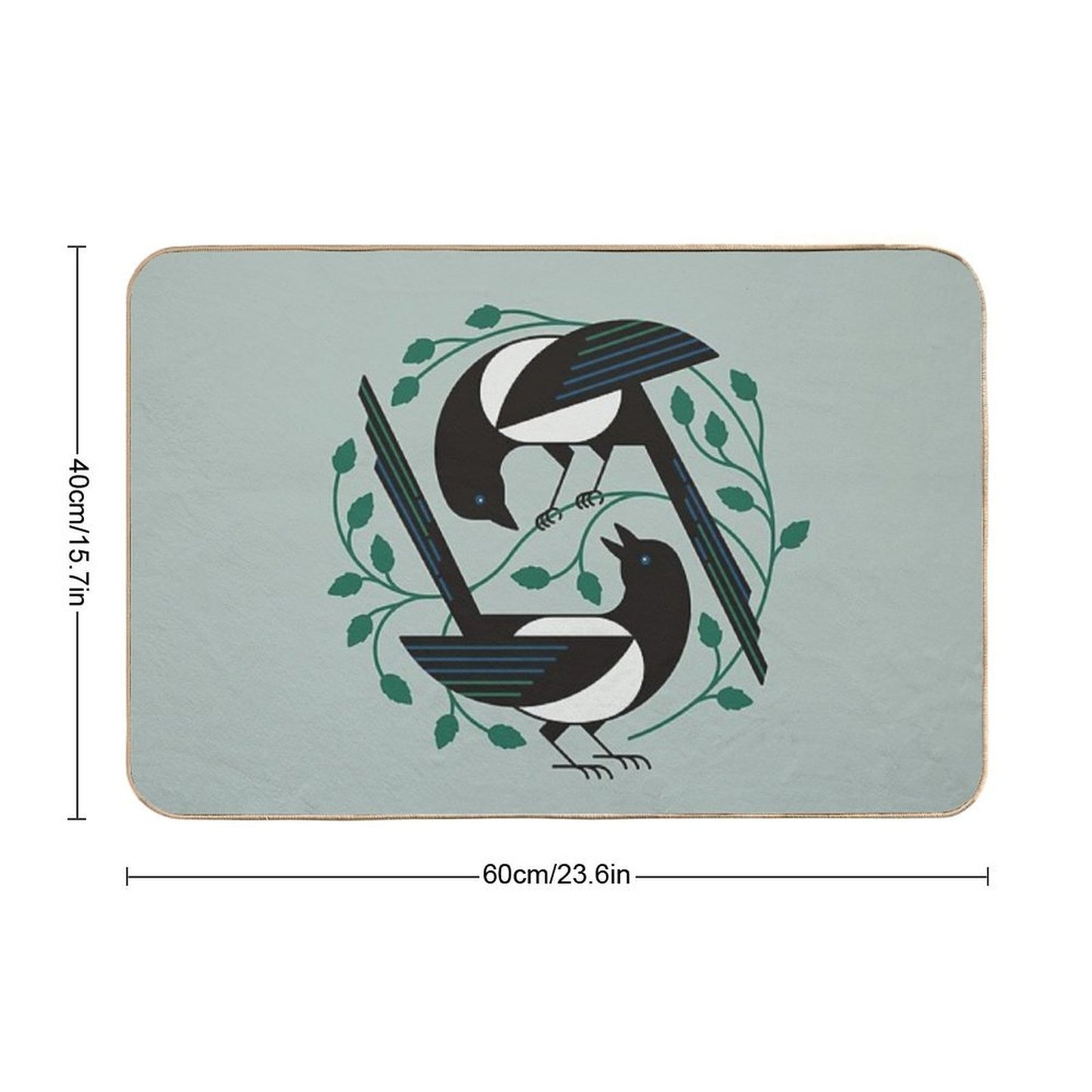 The Joy of Spring Anti-Trip Bath Mat