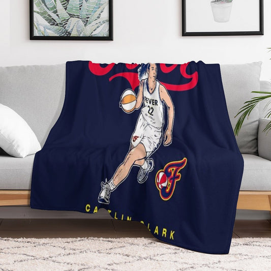 Caitlin Clark 22 Throw Blanket
