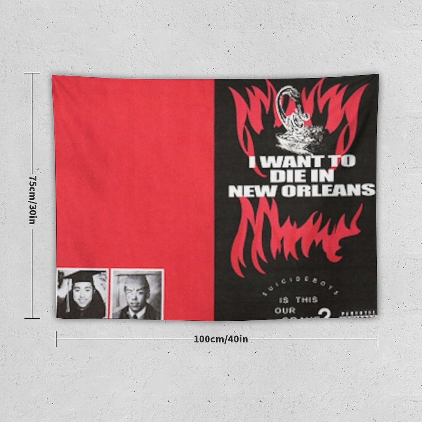 IWANTTODIEINNEWORLEANS Tapestry