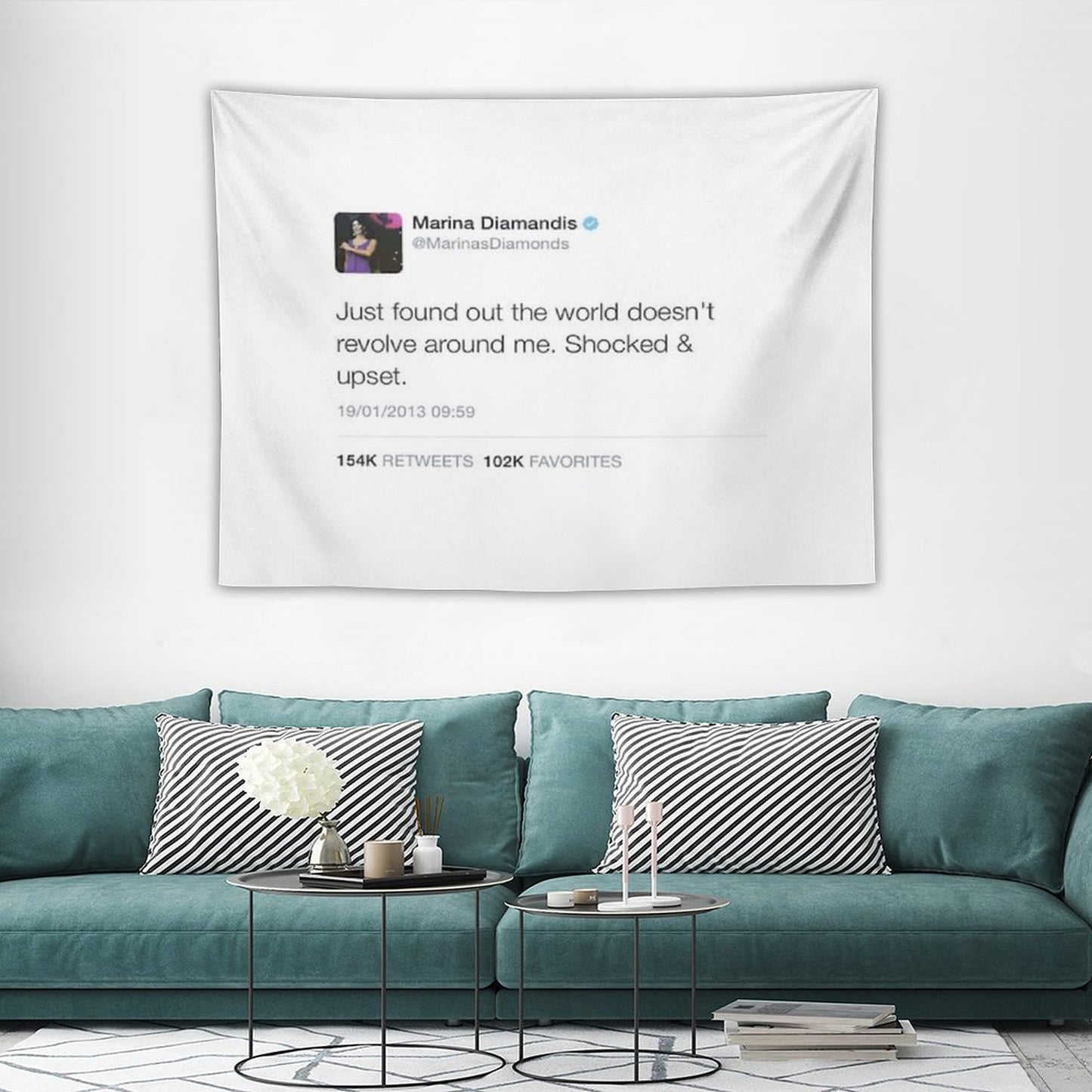 Marina And The Diamonds Tweet Tapestry Tapestry