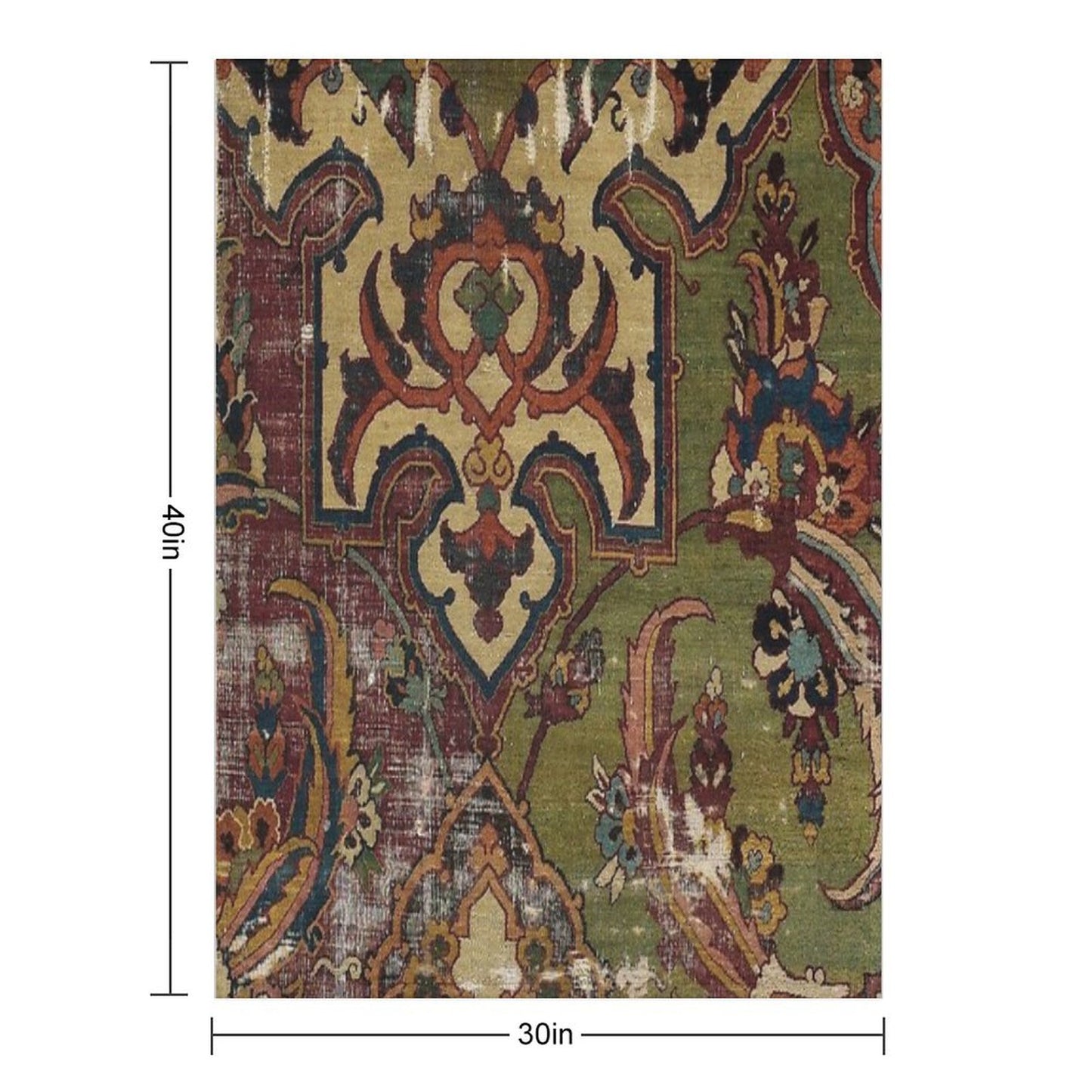 Antique Kilim 13 Throw Blanket