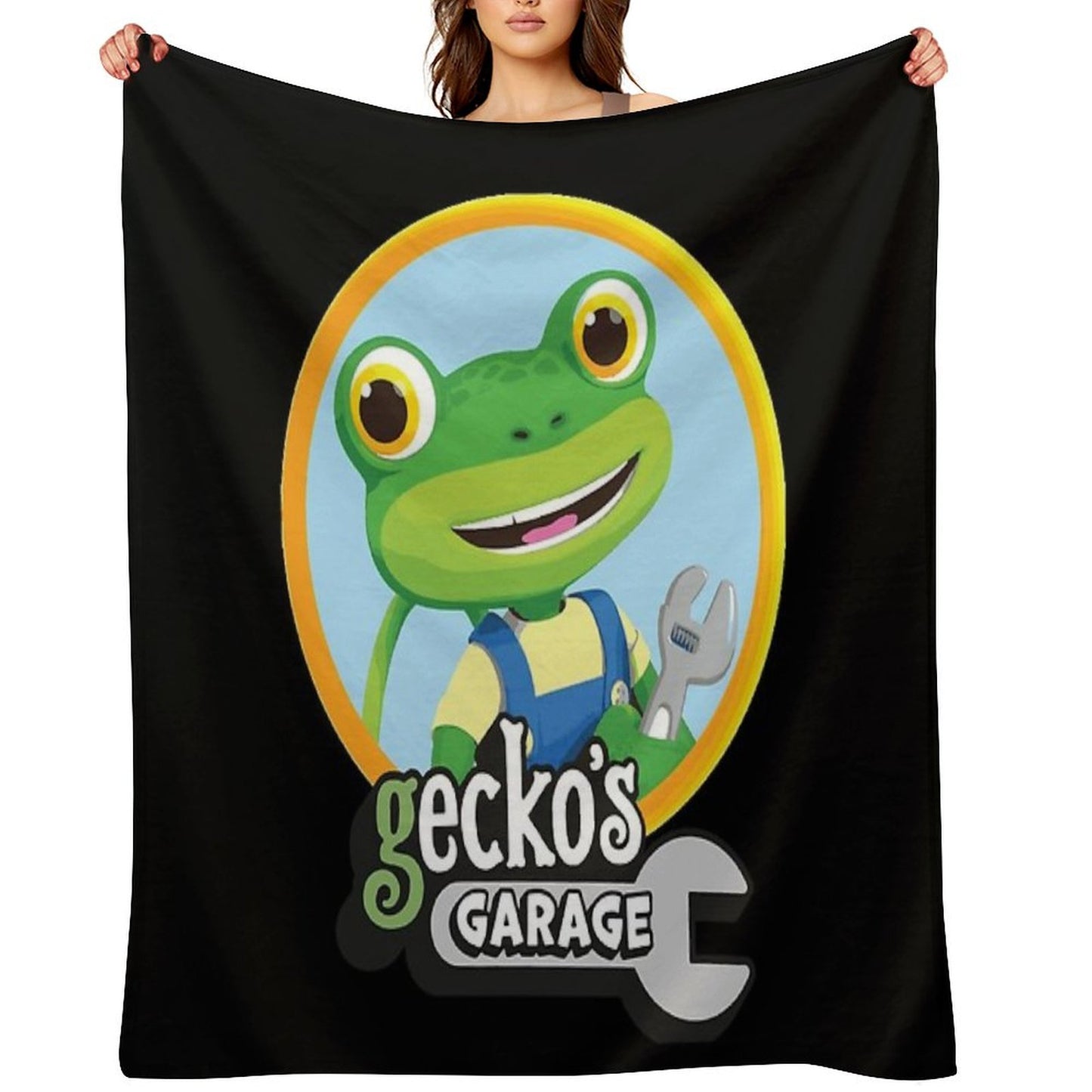 Kids Garage Gecko's GG Throw Blanket