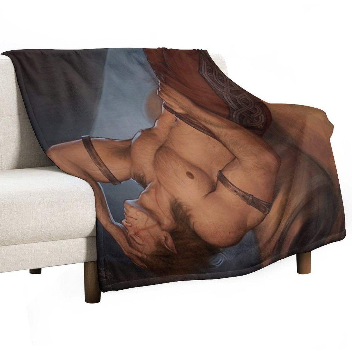 The Archdruid in His Tent Throw Blanket